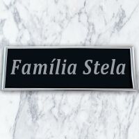 Imagem de Placa ACM 302 Família - 35cm x 13cm (Sem foto)
